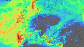 Srážková díra nad střední Evropou. Česko čekají suché dny